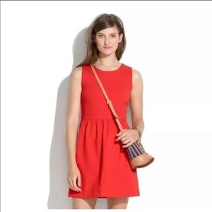 Madewell Red Afternoon Dress